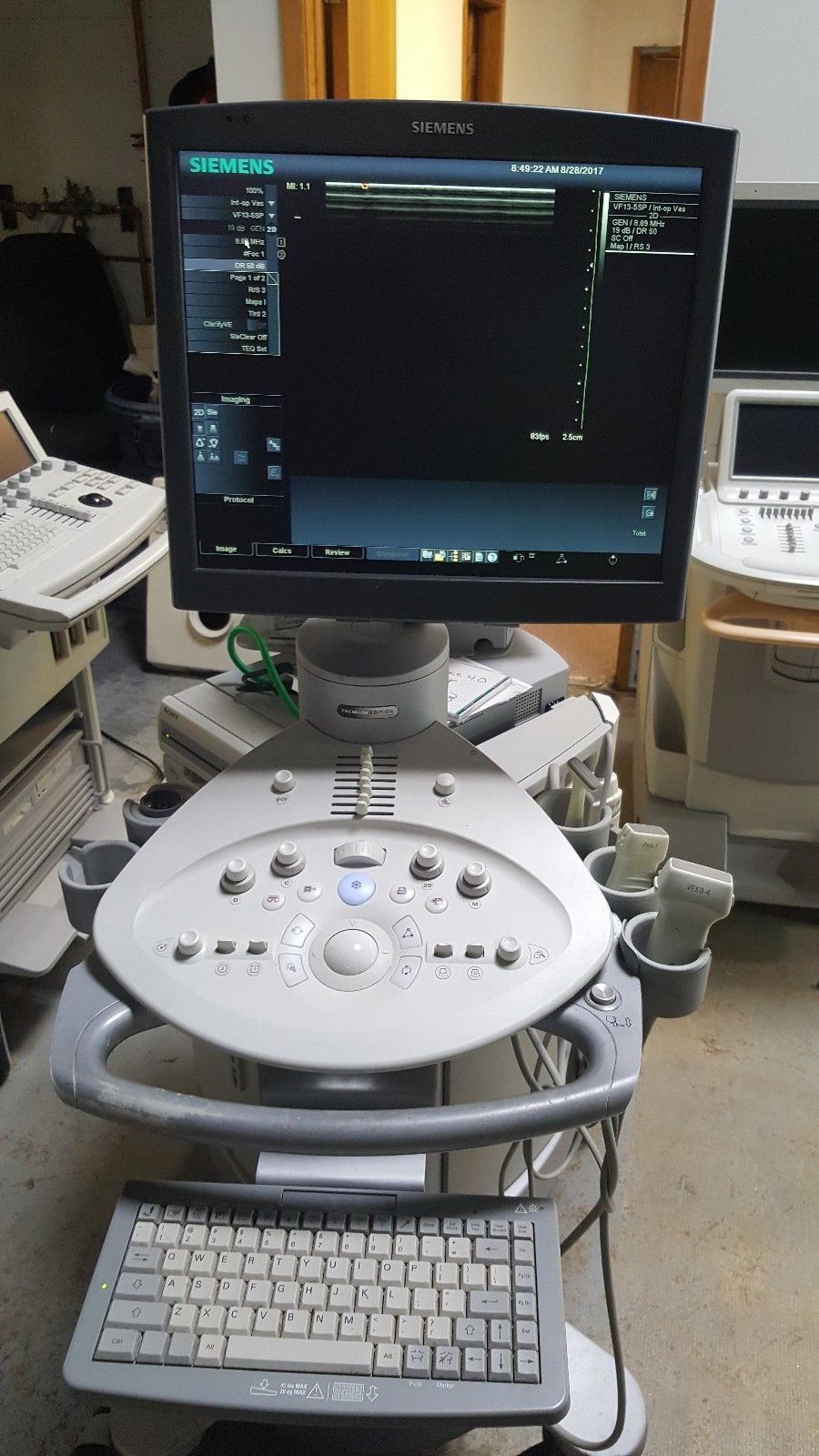 Ultrasound Musculoskeletal. Ultrasound SIEMENS Acuson Antares vascular MSK DIAGNOSTIC ULTRASOUND MACHINES FOR SALE