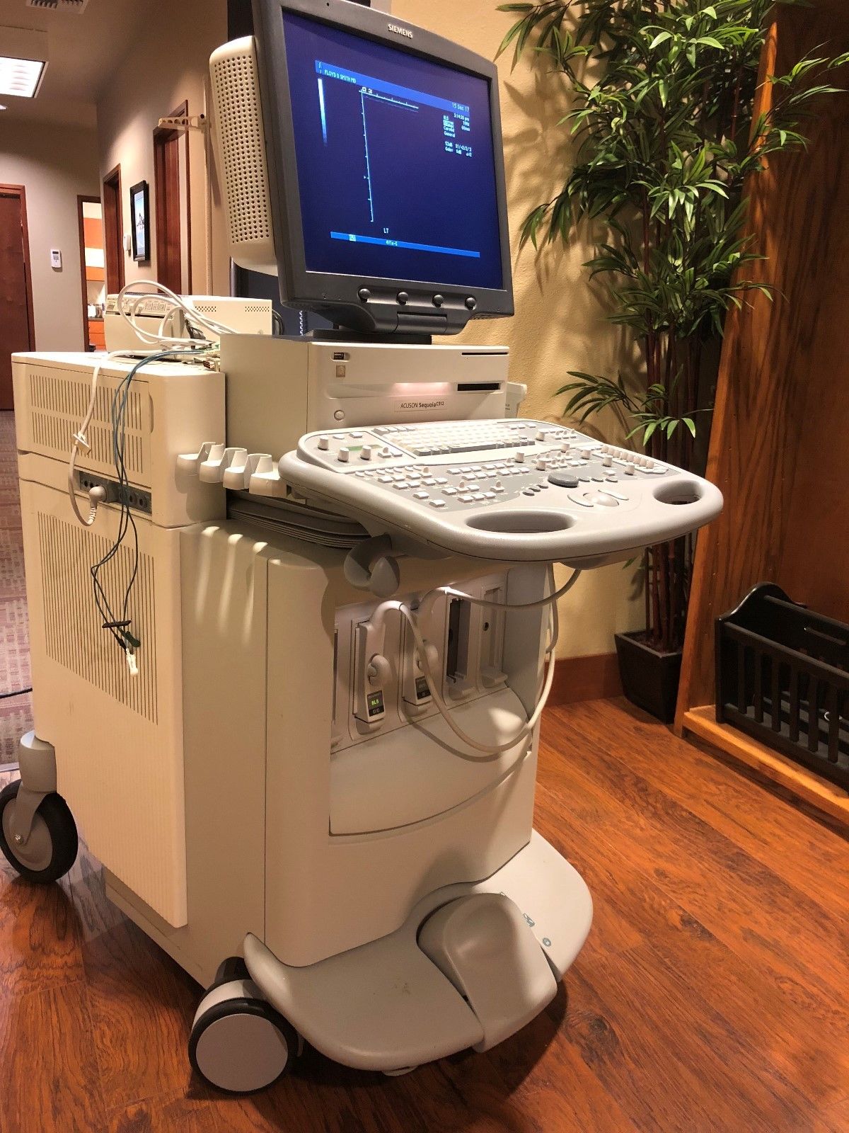 Siemens Sequoia Acuson C512 Ultrasound System with 2 Transducers in great cond. DIAGNOSTIC ULTRASOUND MACHINES FOR SALE