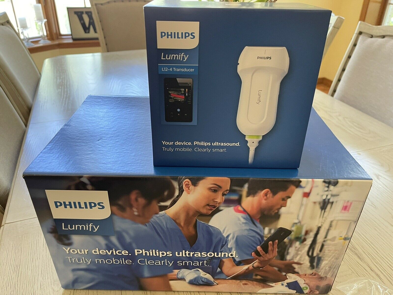 Philips Lumify used portable ultrasound machine and tablet. DIAGNOSTIC ULTRASOUND MACHINES FOR SALE