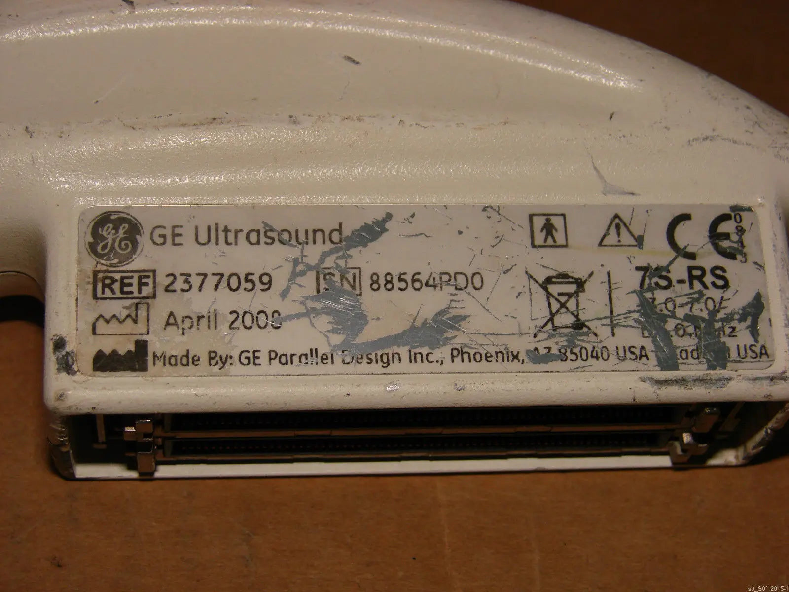 GE VIVID Q I S5 S6 3.5-8.0 MHz Cardiac Ultrasound Transducer Probe 7S-RS DIAGNOSTIC ULTRASOUND MACHINES FOR SALE