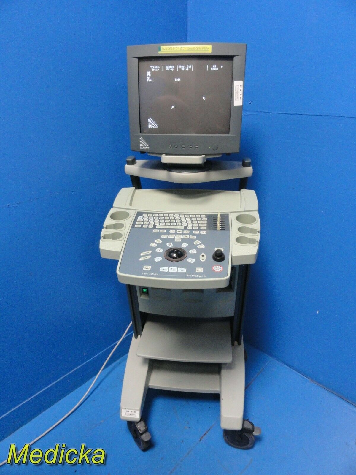 B-K Medical Falcon 2101 EXL Special Office Edition Ultrasound Machine ~ 19248 DIAGNOSTIC ULTRASOUND MACHINES FOR SALE