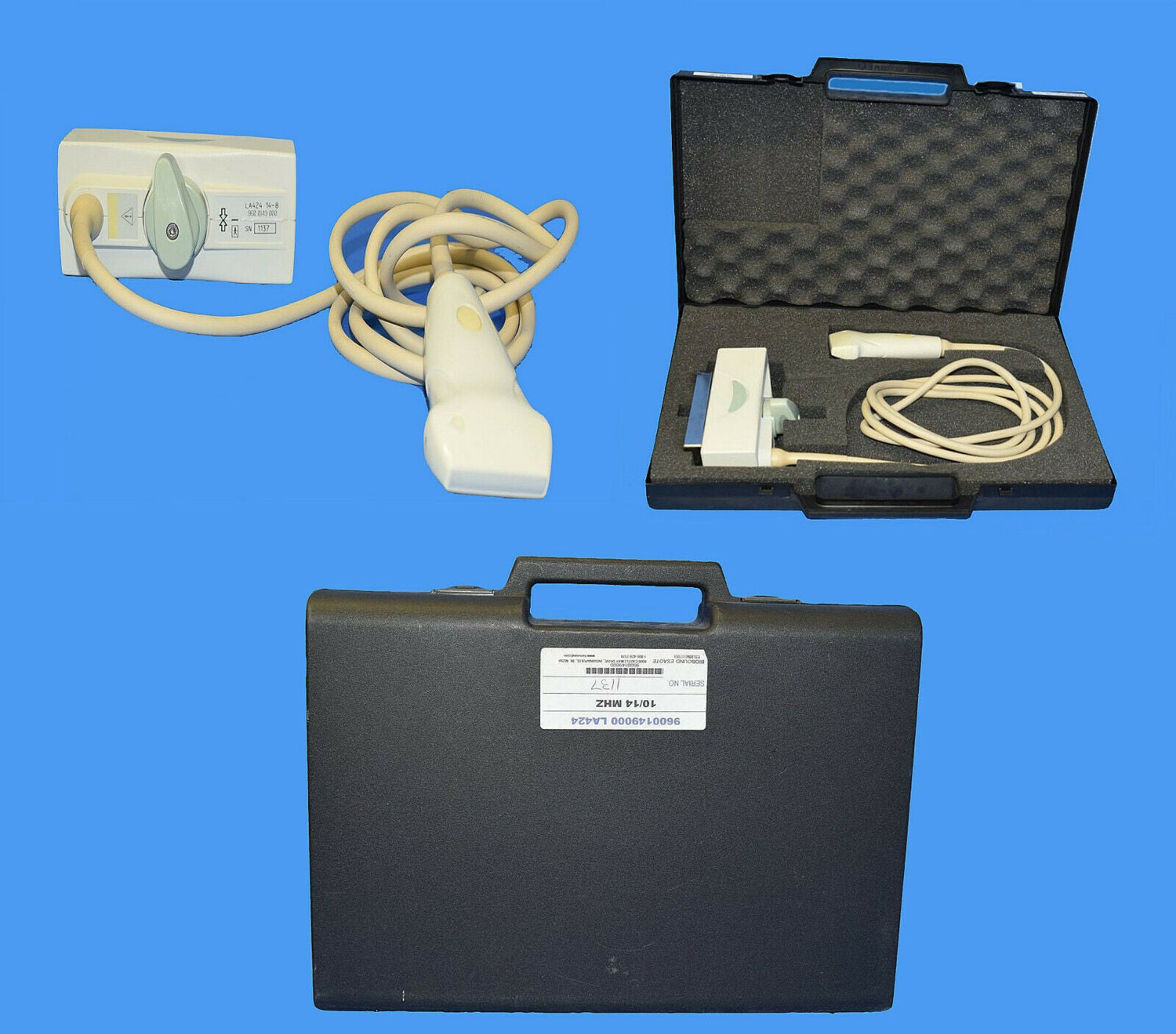 Biosound Esaote MyLab 30CV portable ultrasound machine DIAGNOSTIC ULTRASOUND MACHINES FOR SALE