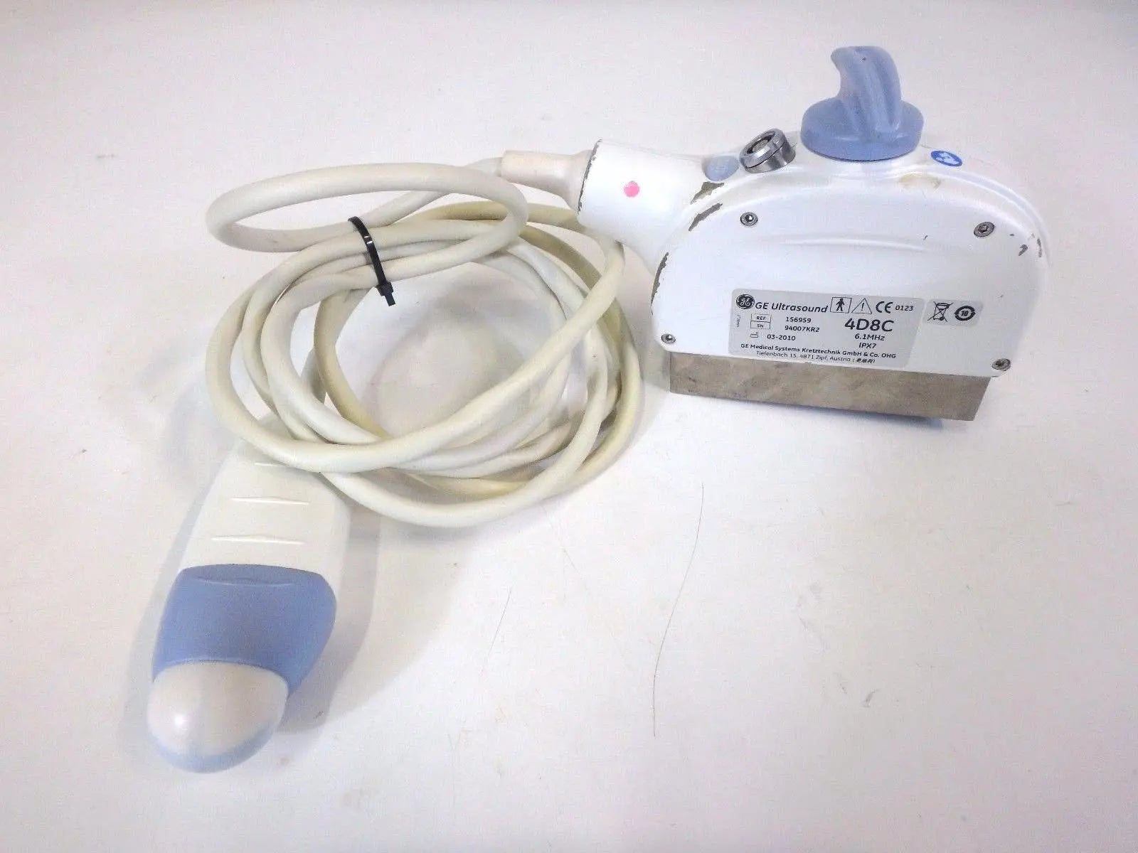 GE 4D8C 3D/4D Curved Array 3.5-9MHz Ultrasound Transducer Probe 156959 DIAGNOSTIC ULTRASOUND MACHINES FOR SALE