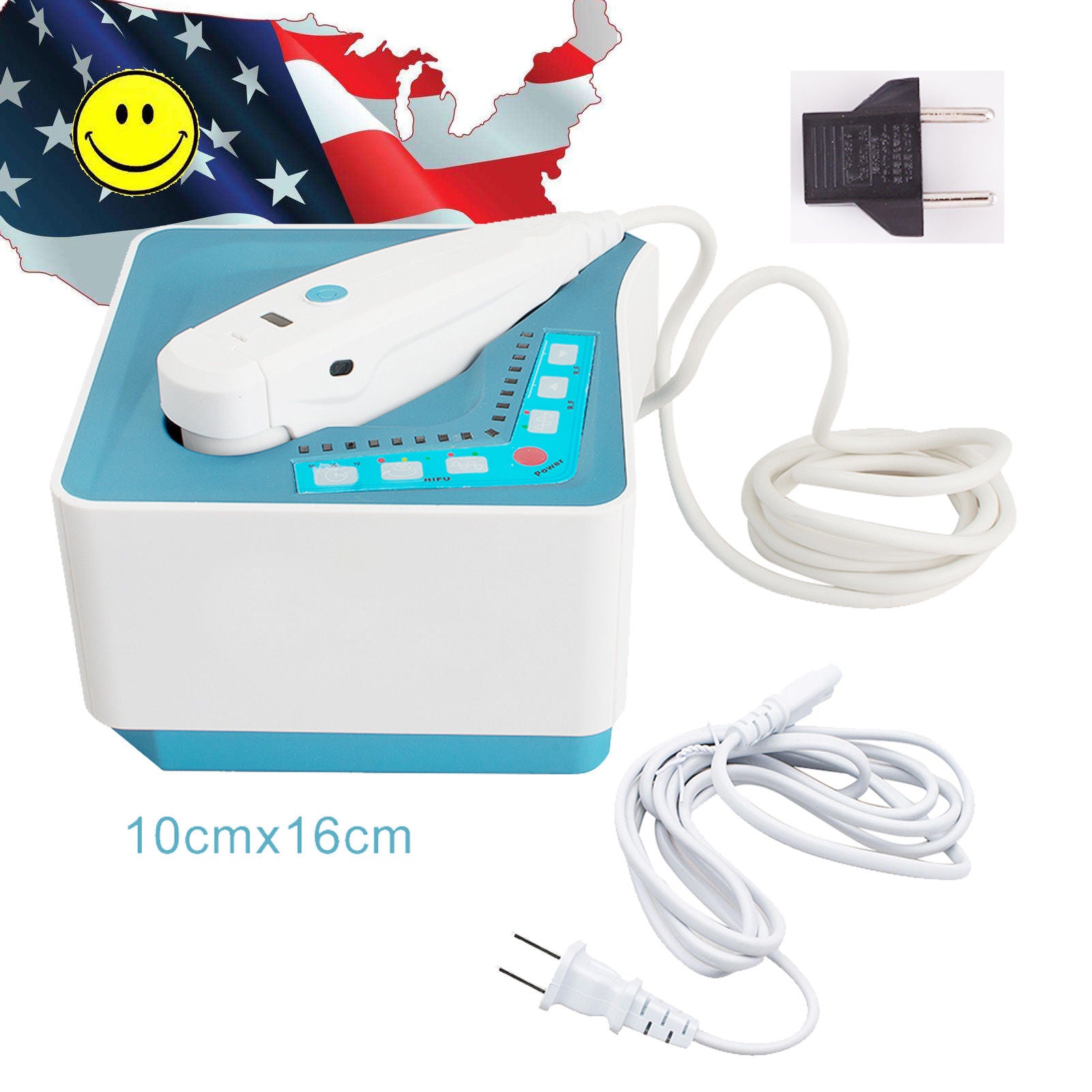 USA Focused Ultrasound Ultrasonic HIFU/RF LED Face Salon reduce deep Wrinkles 190891540379 DIAGNOSTIC ULTRASOUND MACHINES FOR SALE