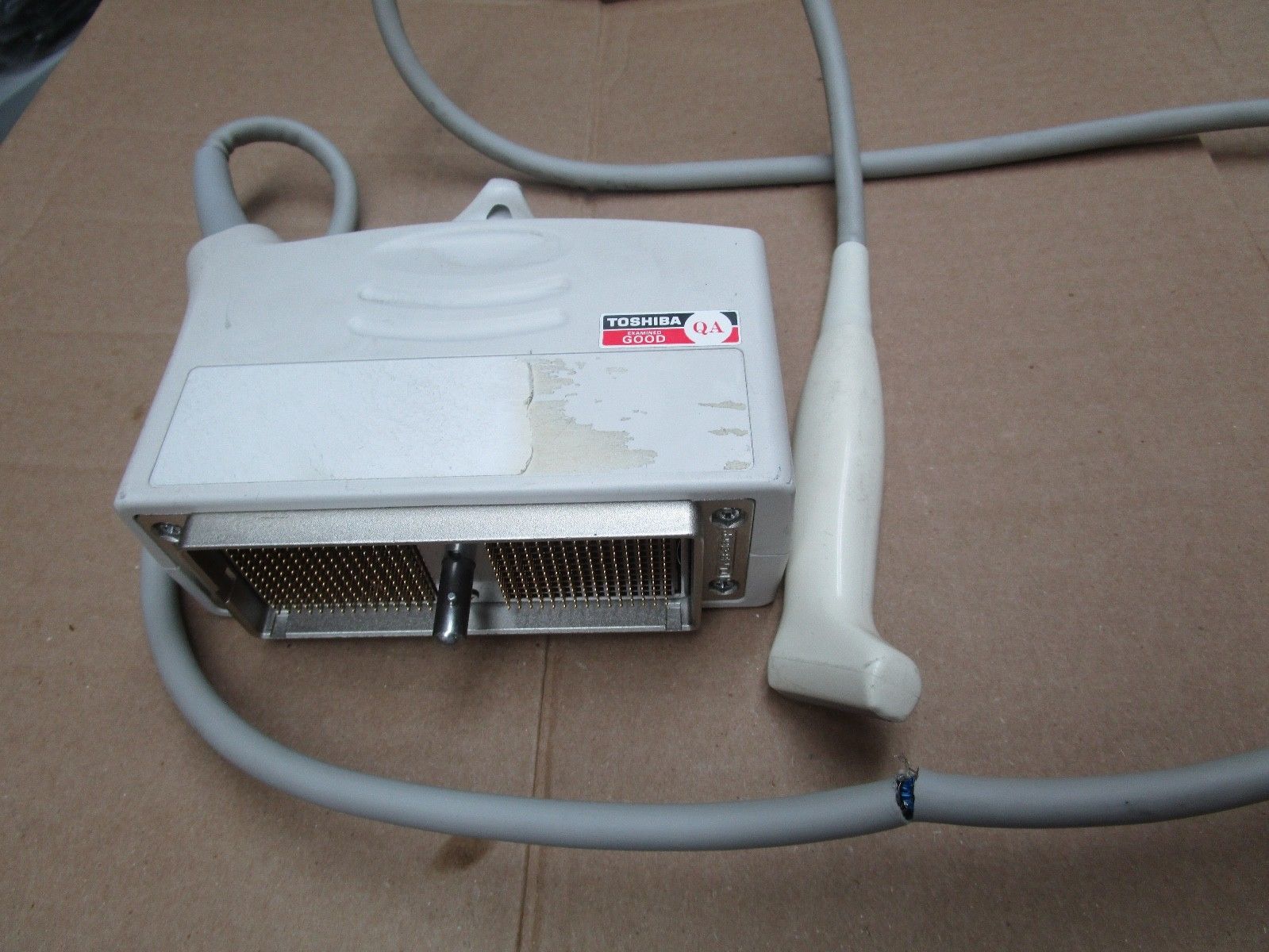 Toshiba Aplio 500 PLT-1202S 12MHz Hockey Stick Linear Transducer/Probe NOT WORK DIAGNOSTIC ULTRASOUND MACHINES FOR SALE