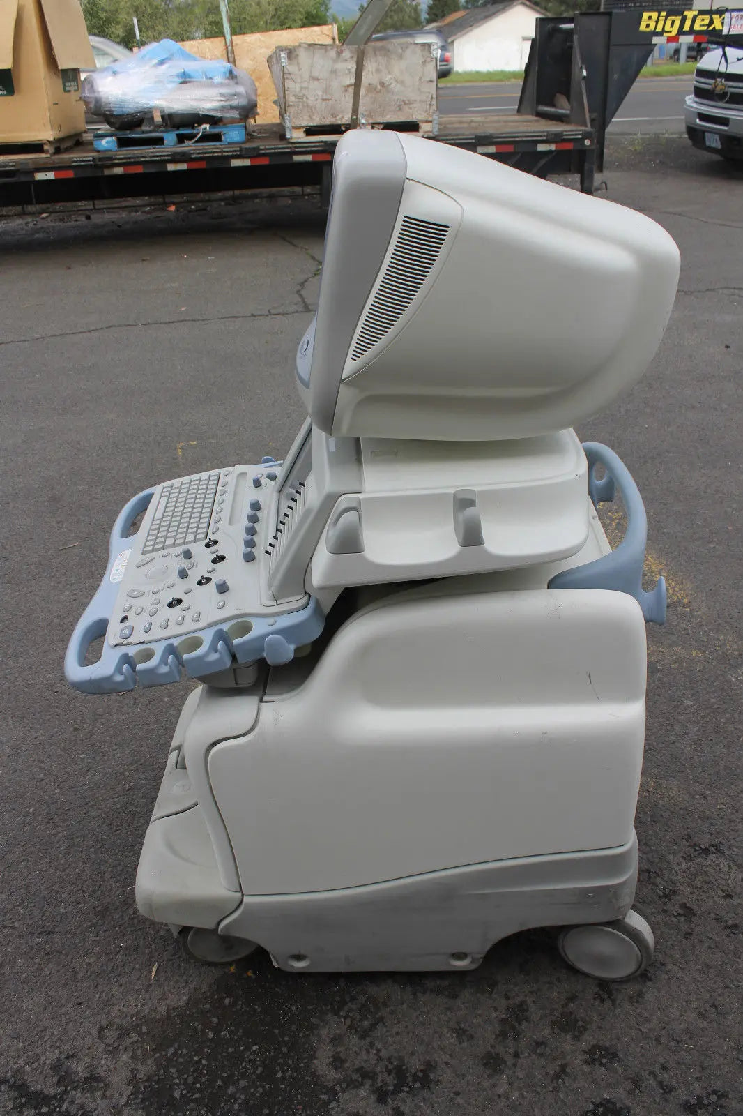 GE LOGIQ 9 ULTRASOUND 2188900 WITH SONY UP-51MDU PRINTER DIAGNOSTIC ULTRASOUND MACHINES FOR SALE