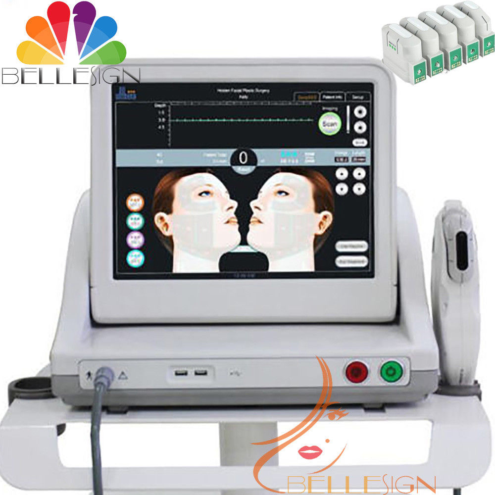 ULTRASOUND 2018 Edition 5 CARTRIDGES HIFU Anti Wrinkle Face And Body DIAGNOSTIC ULTRASOUND MACHINES FOR SALE