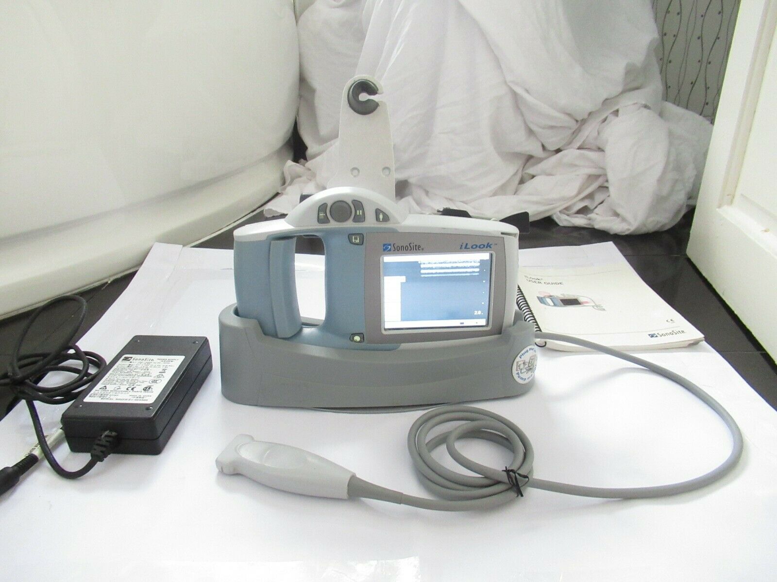 SONOSITE iLOOK 25 PORTABLE ULTRASOUND IMAGING DOPPLER SCANNER L25 VASCULAR PROBE DIAGNOSTIC ULTRASOUND MACHINES FOR SALE