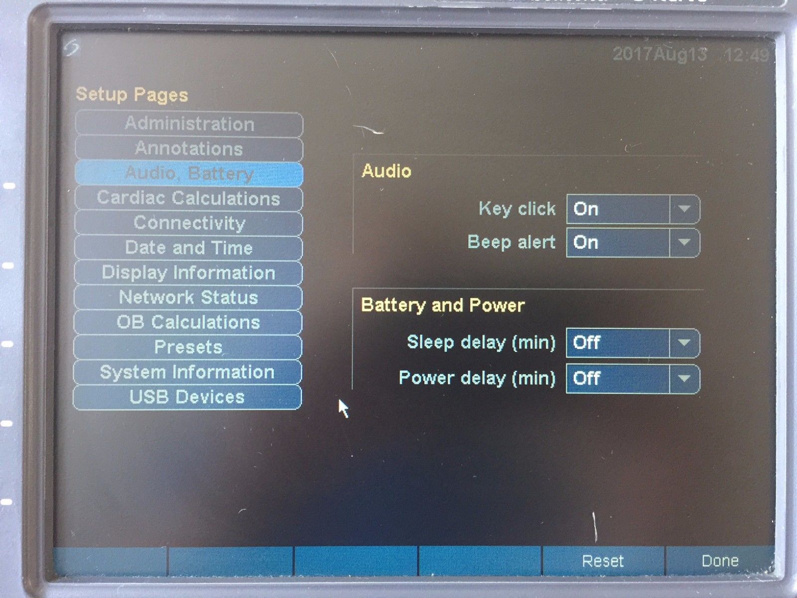 Ultrasound Sonosite S-Nerve DOM 2008 with Power Supply DIAGNOSTIC ULTRASOUND MACHINES FOR SALE