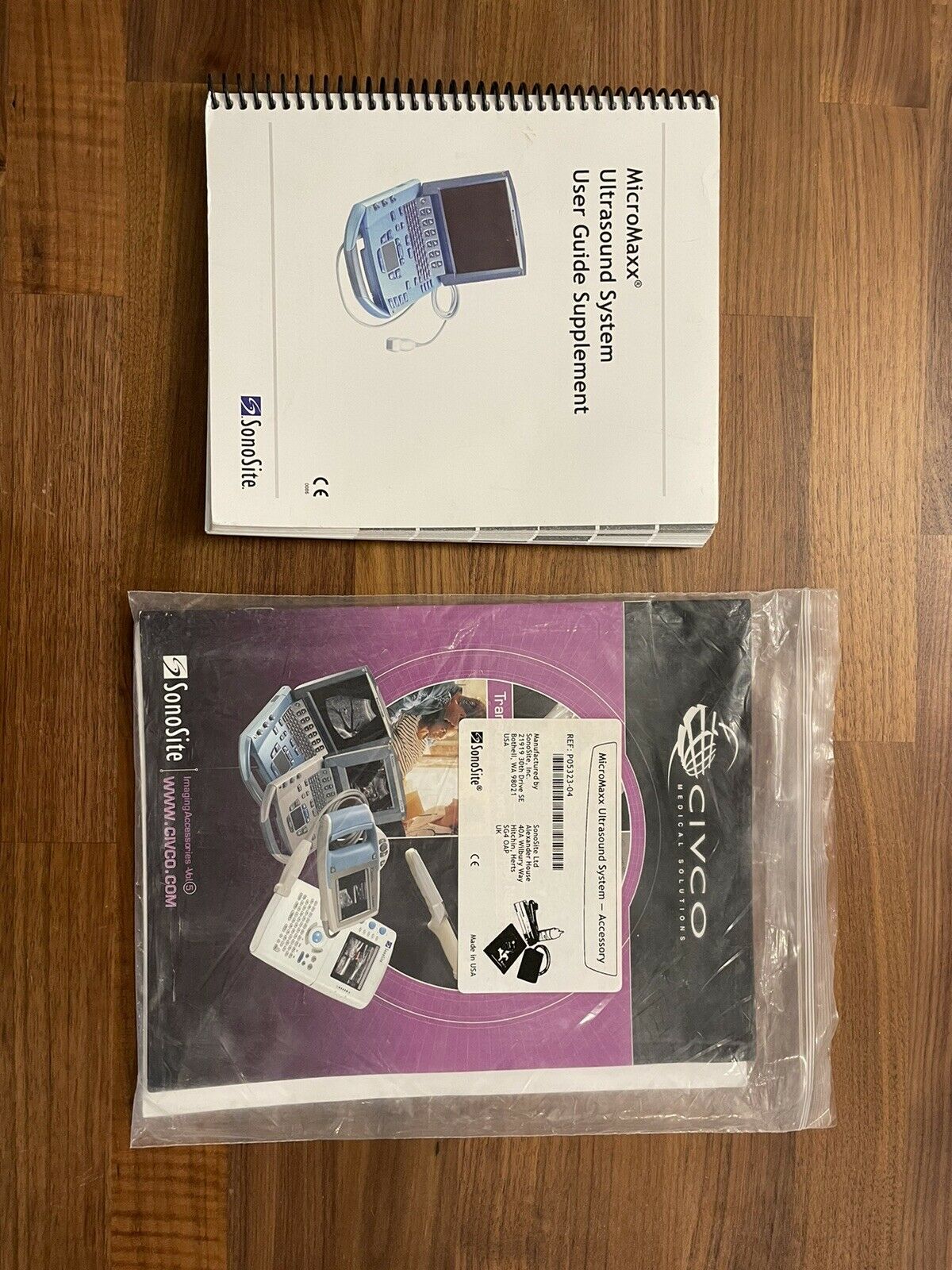 SONOSITE MICROMAXX 2008 CW DOPPLER W/ 2 Probes PORTABLE ULTRASOUND DIAGNOSTIC ULTRASOUND MACHINES FOR SALE