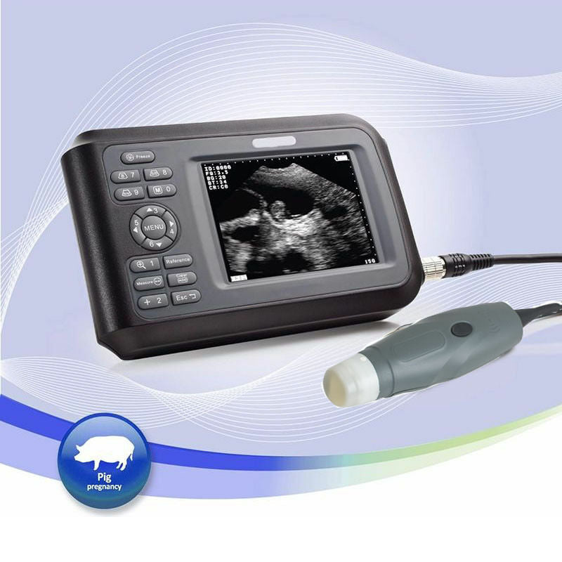 Vet Portable Veterinary Ultrasound Scanner Machine Sector Probe Pregnancy Animal DIAGNOSTIC ULTRASOUND MACHINES FOR SALE