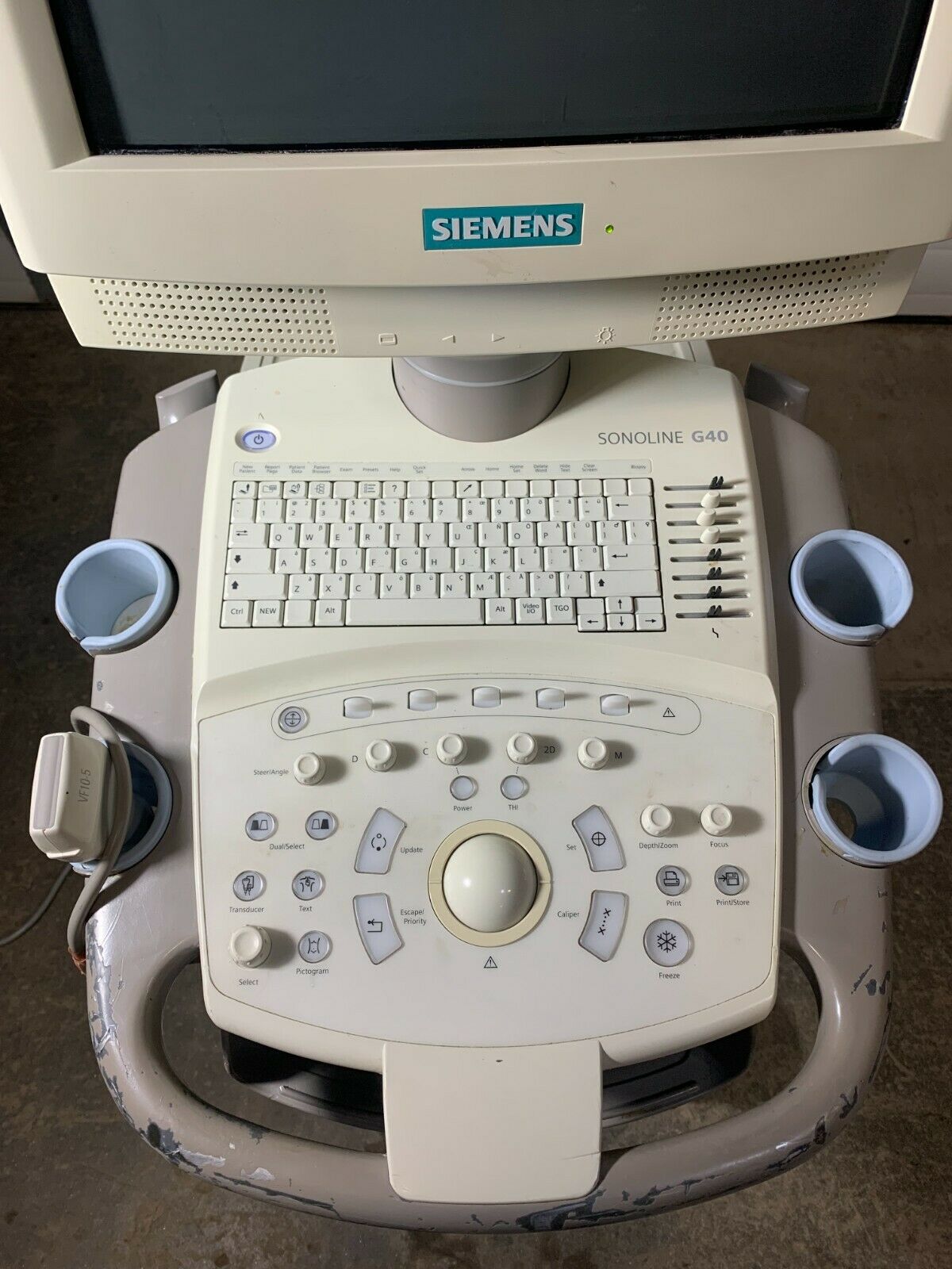 Siemens Sonoline G40 Ultrasound System w/VF10-5 Probe DIAGNOSTIC ULTRASOUND MACHINES FOR SALE