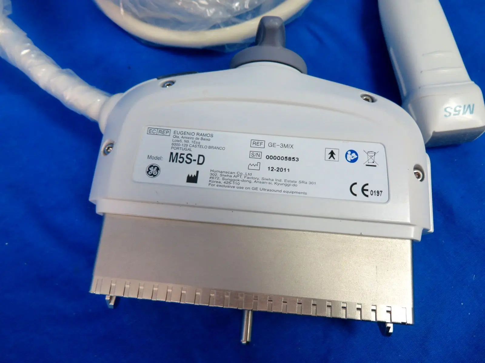 GE M5S-D Ultrasound Cardiac Probe, 90 Day Warranty DIAGNOSTIC ULTRASOUND MACHINES FOR SALE