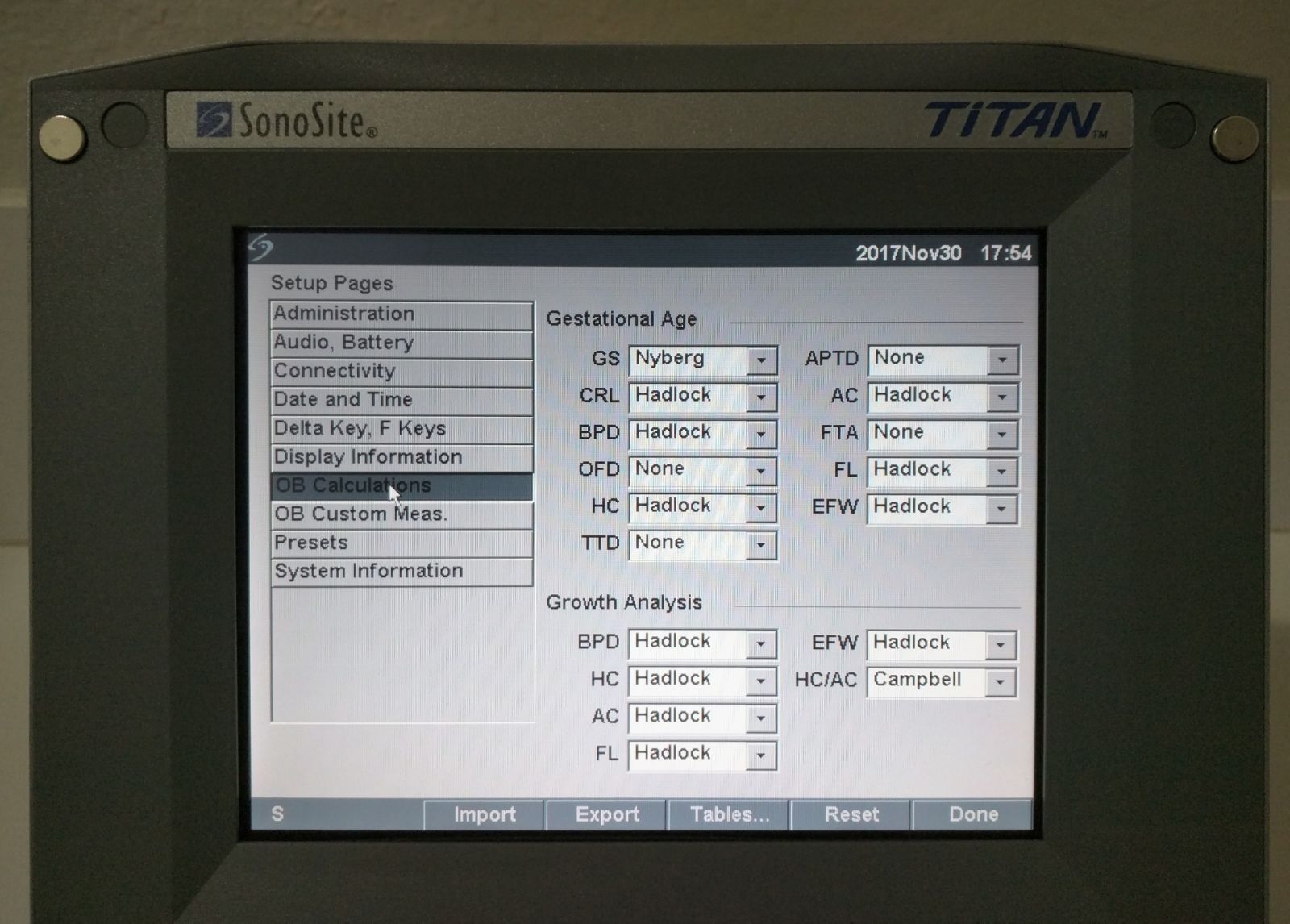 SONOSITE TITAN OB/GYN B/W W/2 PROBES 1-C60 CONVEX 1-ICT TRANSVAGINAL ULTRASOUND DIAGNOSTIC ULTRASOUND MACHINES FOR SALE