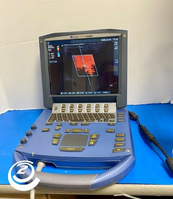 2005 Sonosite MicroMAXX Portable Ultrasound Machine w/ L38e Probe DIAGNOSTIC ULTRASOUND MACHINES FOR SALE