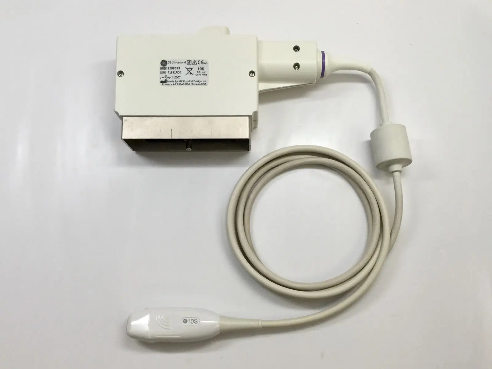 GE 10S Ultrasound Transducer Probe (GP1) DIAGNOSTIC ULTRASOUND MACHINES FOR SALE