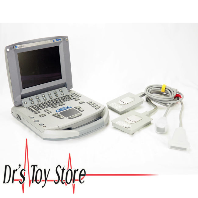 Sonosite Titan Portable Ultrasound With MicroConvex C15 & Linear L38 Transducers DIAGNOSTIC ULTRASOUND MACHINES FOR SALE