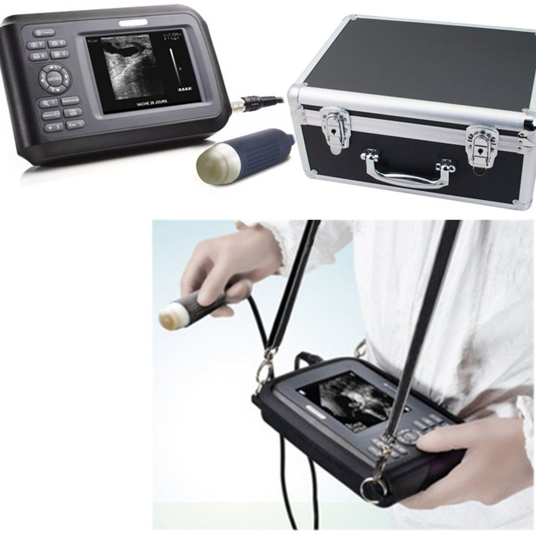 USA Portable Laptop Ultrasound Scanner Machine Handscan Animal Veterinary +case 190891042989 DIAGNOSTIC ULTRASOUND MACHINES FOR SALE