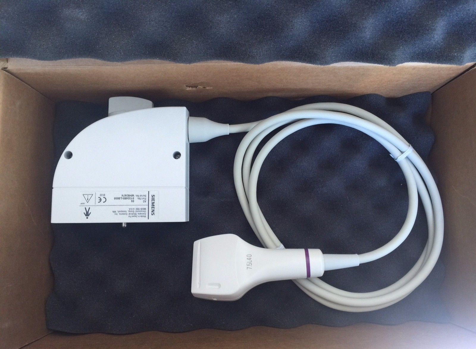 SIEMENS 7.5L40+ COMPACT LINEAR ARRAY TRANSDUCER PROBE ~ USED Work Perfectly DIAGNOSTIC ULTRASOUND MACHINES FOR SALE