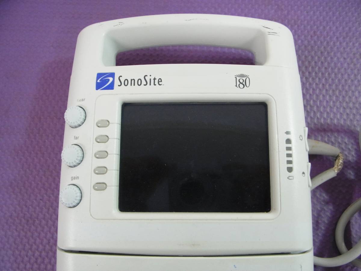 Sonosite 180 portable ultrasound system  P01102-03 w/ C60/5-2 convex probe DIAGNOSTIC ULTRASOUND MACHINES FOR SALE