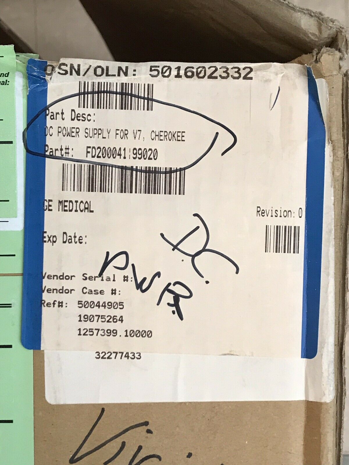 GE MEDICAL FD200041 DC Power Supply VIVID 7 Ultrasound New Old Stock DIAGNOSTIC ULTRASOUND MACHINES FOR SALE