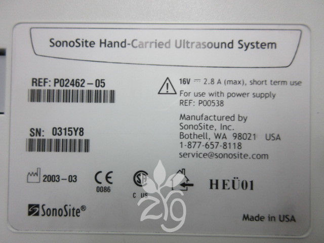 SonoSite 180 Plus Portable Ultrasound on Stand w 2 Probes, Printer and Monitor DIAGNOSTIC ULTRASOUND MACHINES FOR SALE