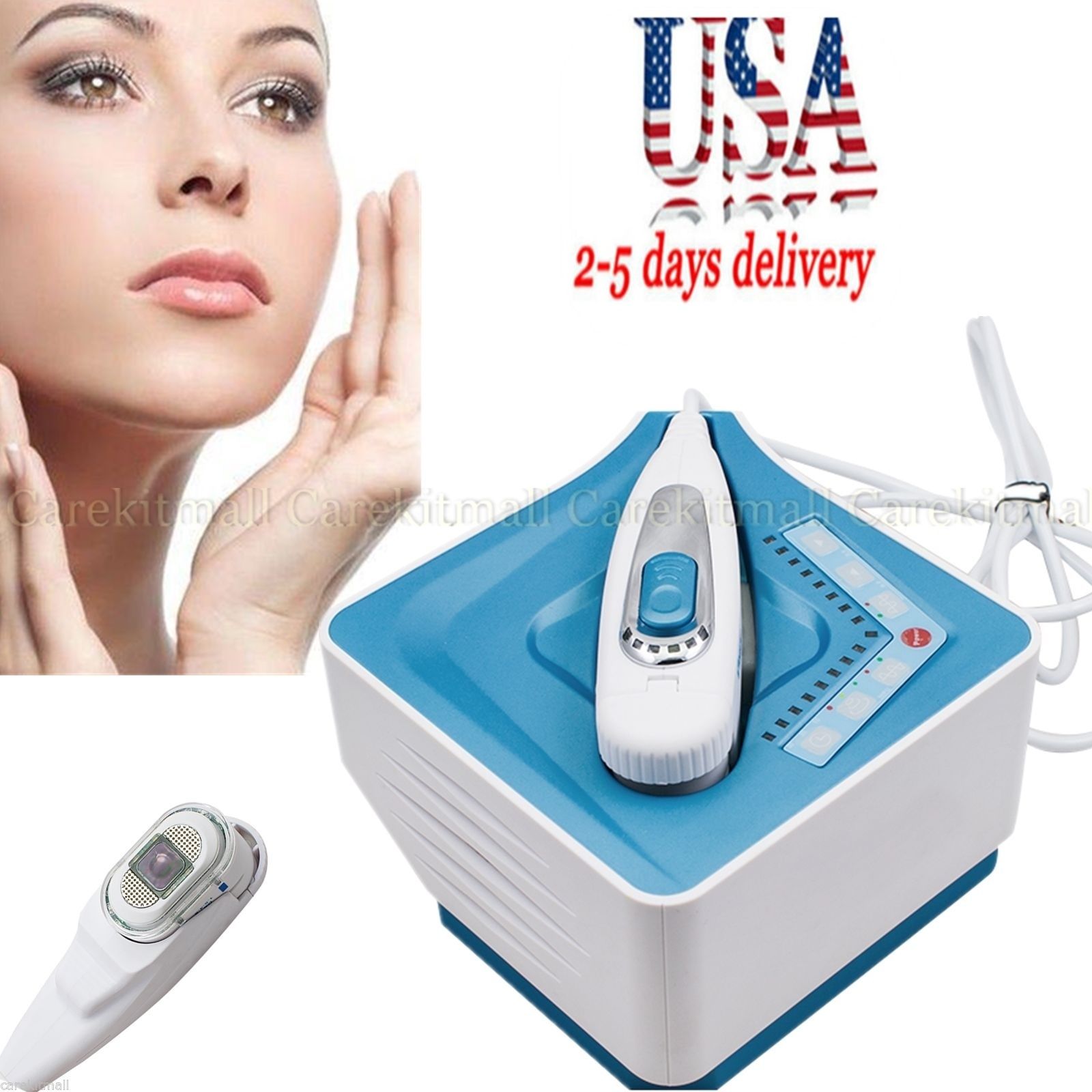High Intensity Focused Ultrasound Ultrasonic HIFU/RF LED Beauty Machine USA SHIP 190891863911 DIAGNOSTIC ULTRASOUND MACHINES FOR SALE