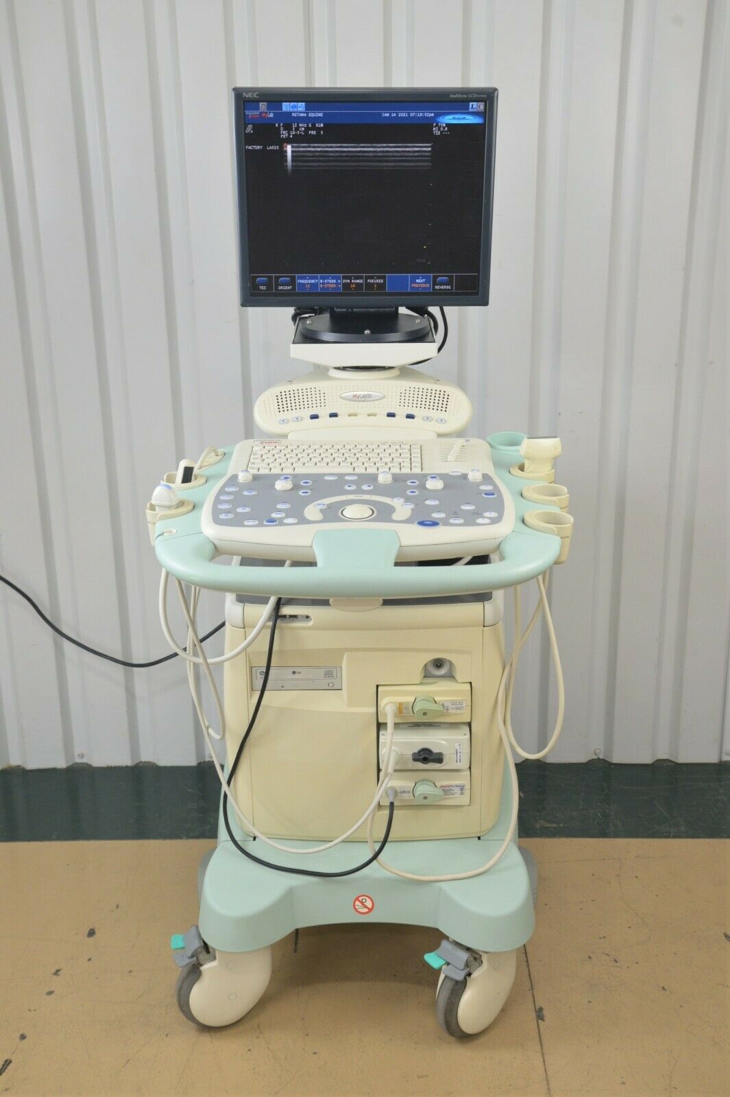 Biosound Esaote MyLab50 Ultrasound System with 3 Transducers REF 970-7350-000 DIAGNOSTIC ULTRASOUND MACHINES FOR SALE