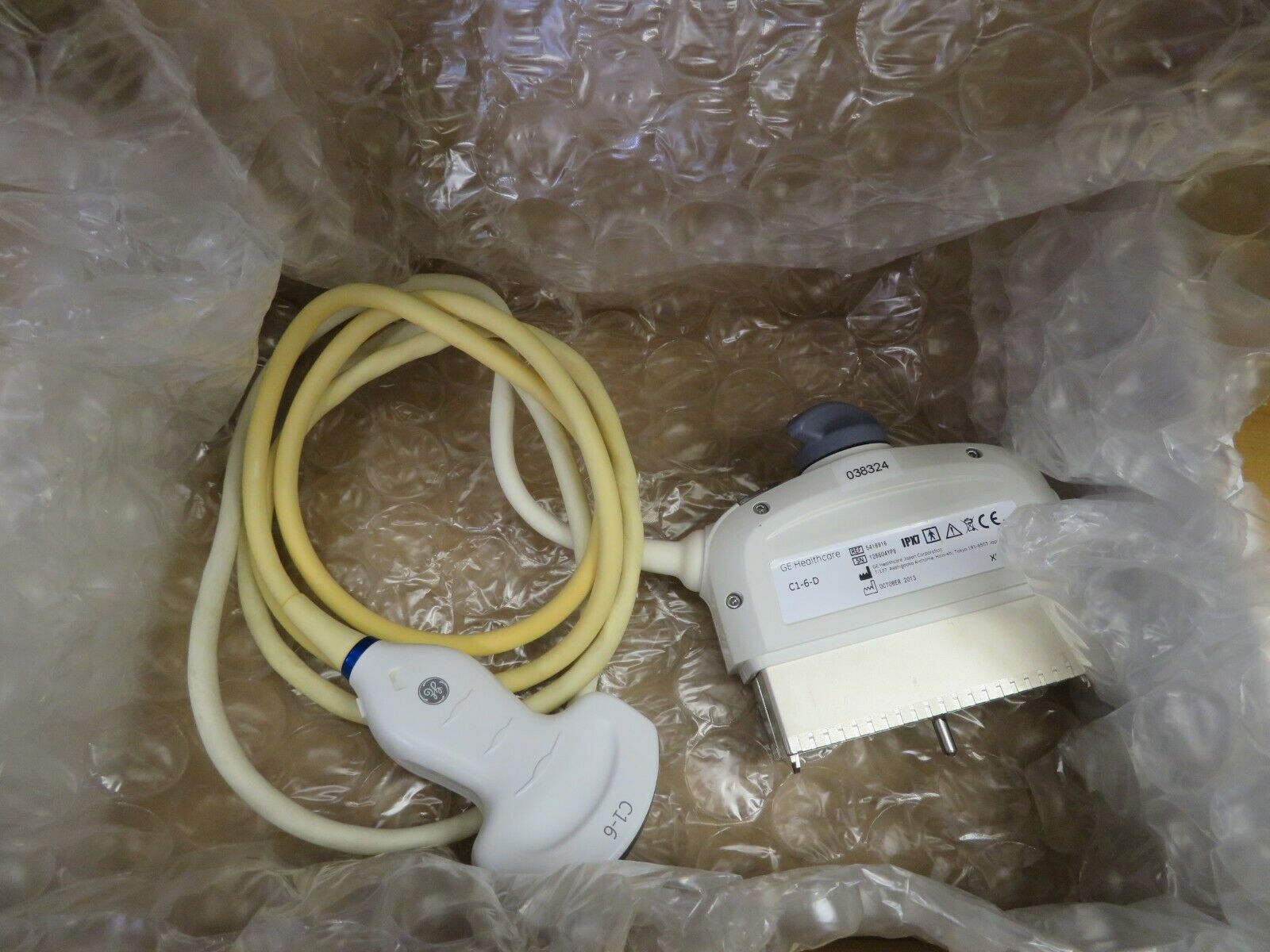 GE C1-6-D Convex Ultrasound Transducer Probe MFGD 2013/10 #16602 DIAGNOSTIC ULTRASOUND MACHINES FOR SALE