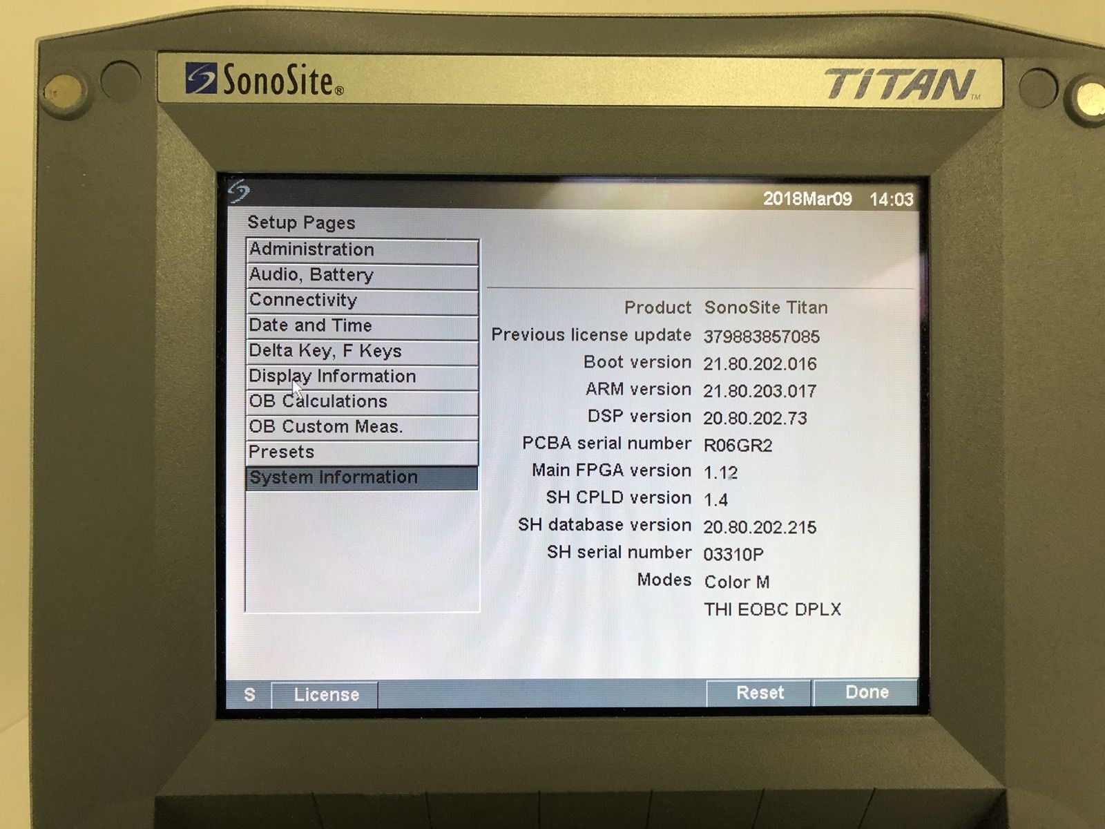 SONOSITE TITAN Ultrasound With C60/5-2 Convex Array Probe And Power Supply DIAGNOSTIC ULTRASOUND MACHINES FOR SALE