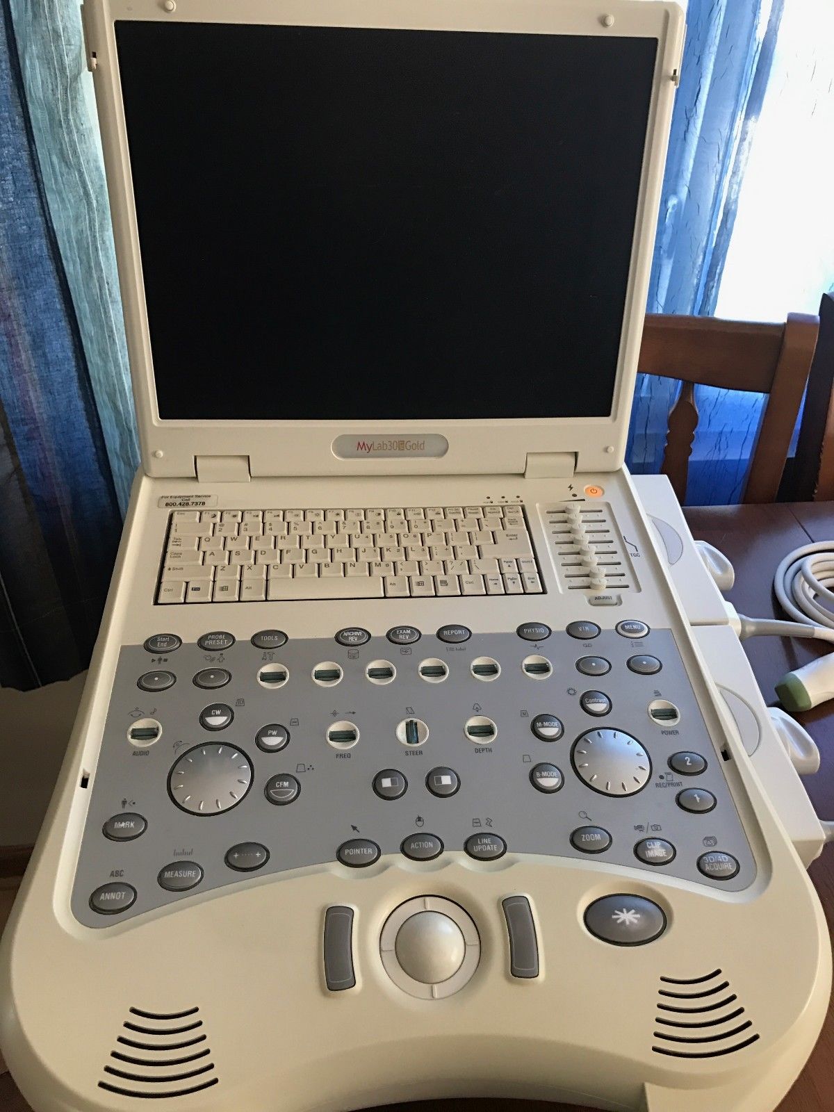 Veterinary Ultrasound Machine: Esaote MyLab30VetGold with 2 probes (used) DIAGNOSTIC ULTRASOUND MACHINES FOR SALE