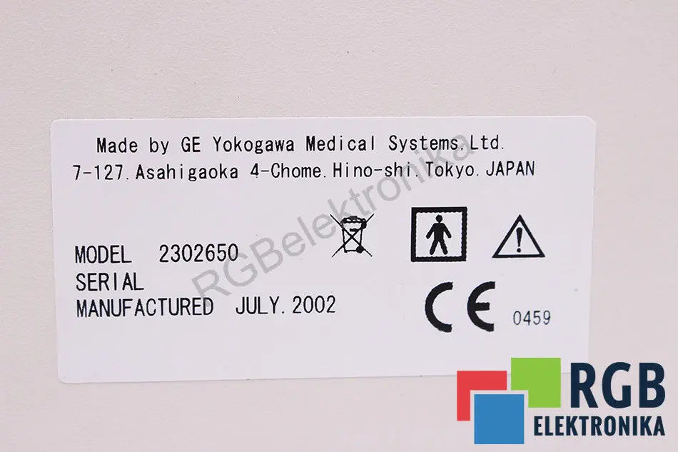 ULTRASOUND PROBE 10L 2302650 GE YOKOGAWA MEDIACAL SYSTEMS ID20363 DIAGNOSTIC ULTRASOUND MACHINES FOR SALE