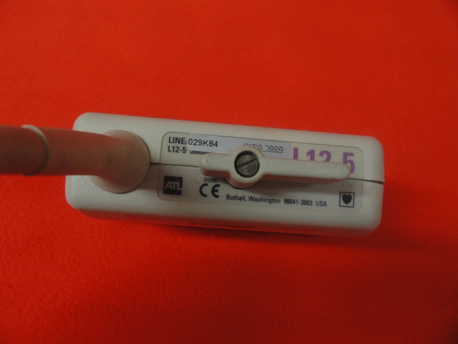 ATL L12-5 38 MM Linear Array Probe for Vascular, Small Parts, Pediatric (5759 ) DIAGNOSTIC ULTRASOUND MACHINES FOR SALE