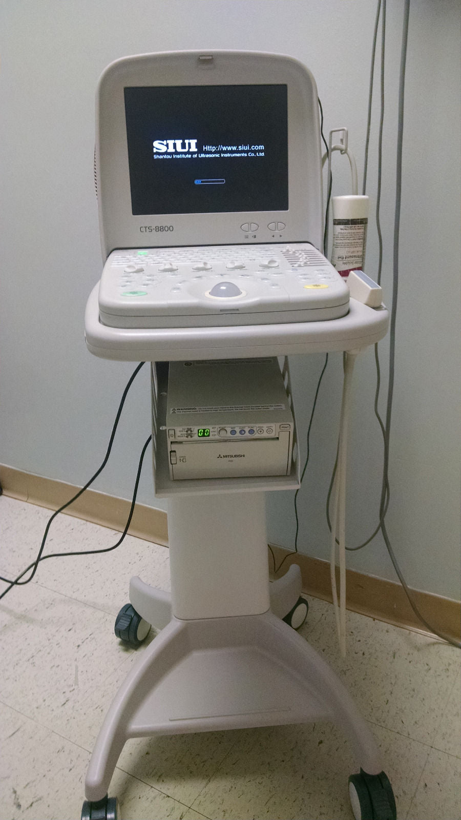 SIUI CTS-8800 Diagnostic Ultrasound Imaging System, With Cart and Printer DIAGNOSTIC ULTRASOUND MACHINES FOR SALE