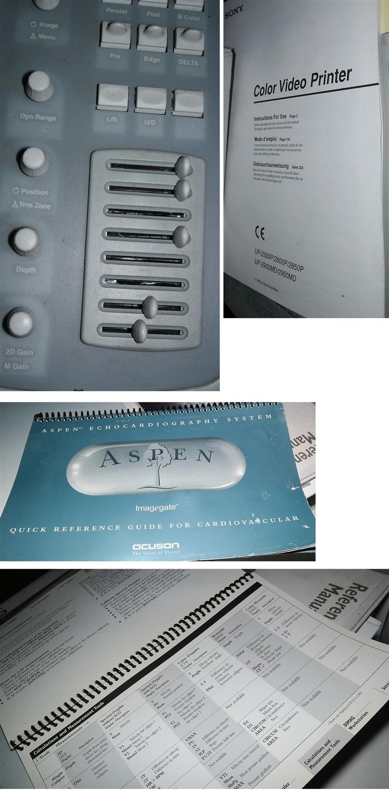 ACUSON ASPEN ADVANCED ULTRASOUND SYSTEM OBGYN RADIOLOGY W/ EVC8 C3 PROBE MACHINE DIAGNOSTIC ULTRASOUND MACHINES FOR SALE