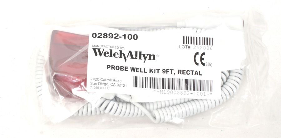 NEW Welch Allyn Probe Well Kit, 9ft, Rectal 02892-100 DIAGNOSTIC ULTRASOUND MACHINES FOR SALE