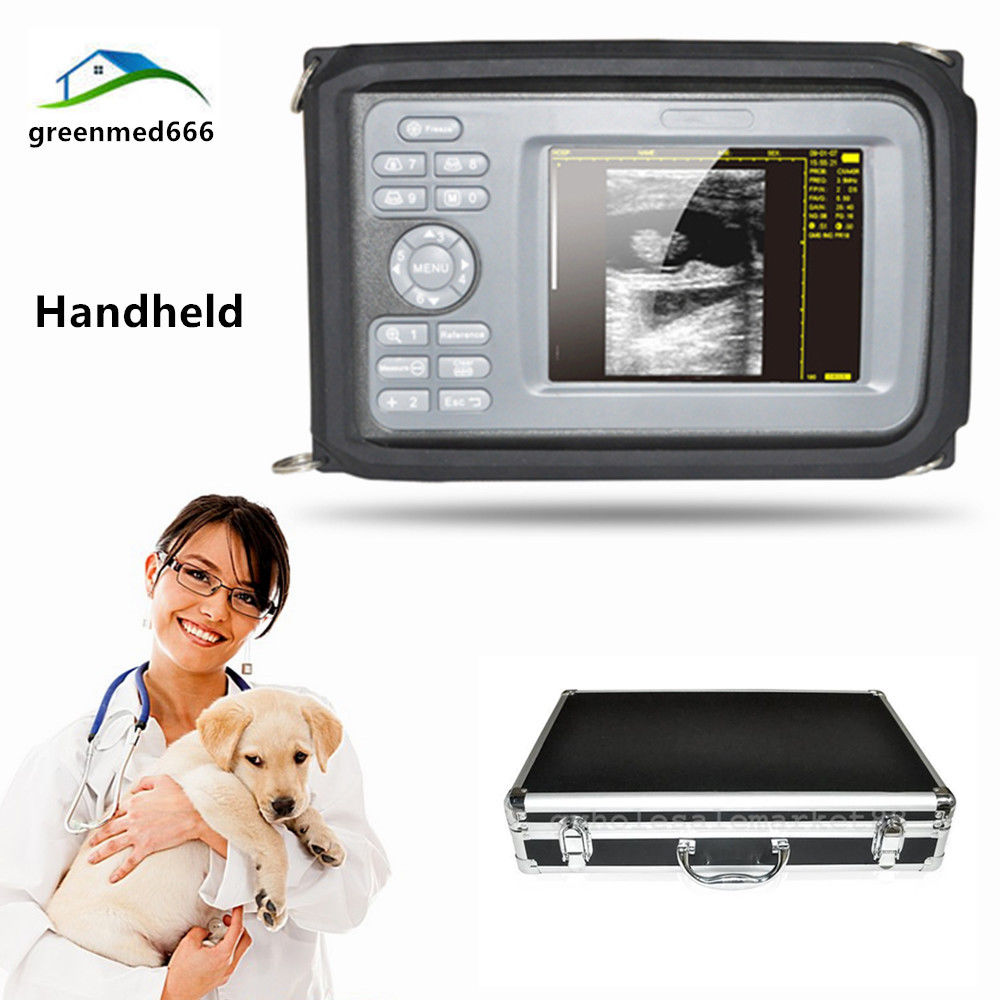 Veterinary Digital Ultrasound Scanner With Rectal Probe Battery Case Belt Animal DIAGNOSTIC ULTRASOUND MACHINES FOR SALE