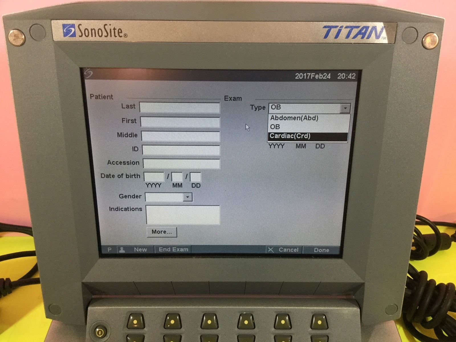 SONOSITE TITAN Portable Ultrasound with C15/4-2 and L38/10-5 Transducers DIAGNOSTIC ULTRASOUND MACHINES FOR SALE