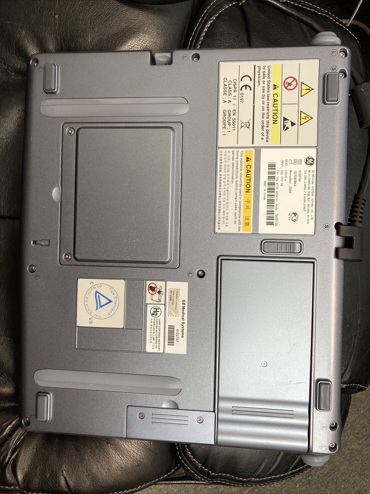 GE Logiq E portable ultrasound model 5199704/5122757 DIAGNOSTIC ULTRASOUND MACHINES FOR SALE