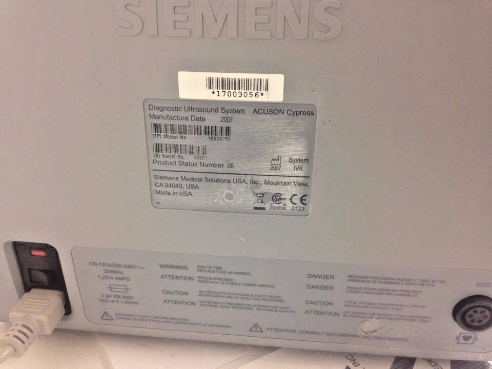 Siemens Acuson Plus Rev 20 Ultrasound Machine. BIOMED Certified & Warranty DIAGNOSTIC ULTRASOUND MACHINES FOR SALE