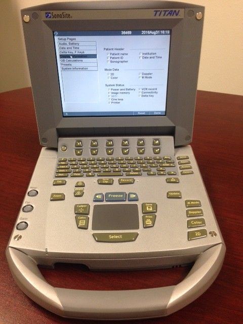 SONOSITE TITAN Portable Ultrasound System DIAGNOSTIC ULTRASOUND MACHINES FOR SALE