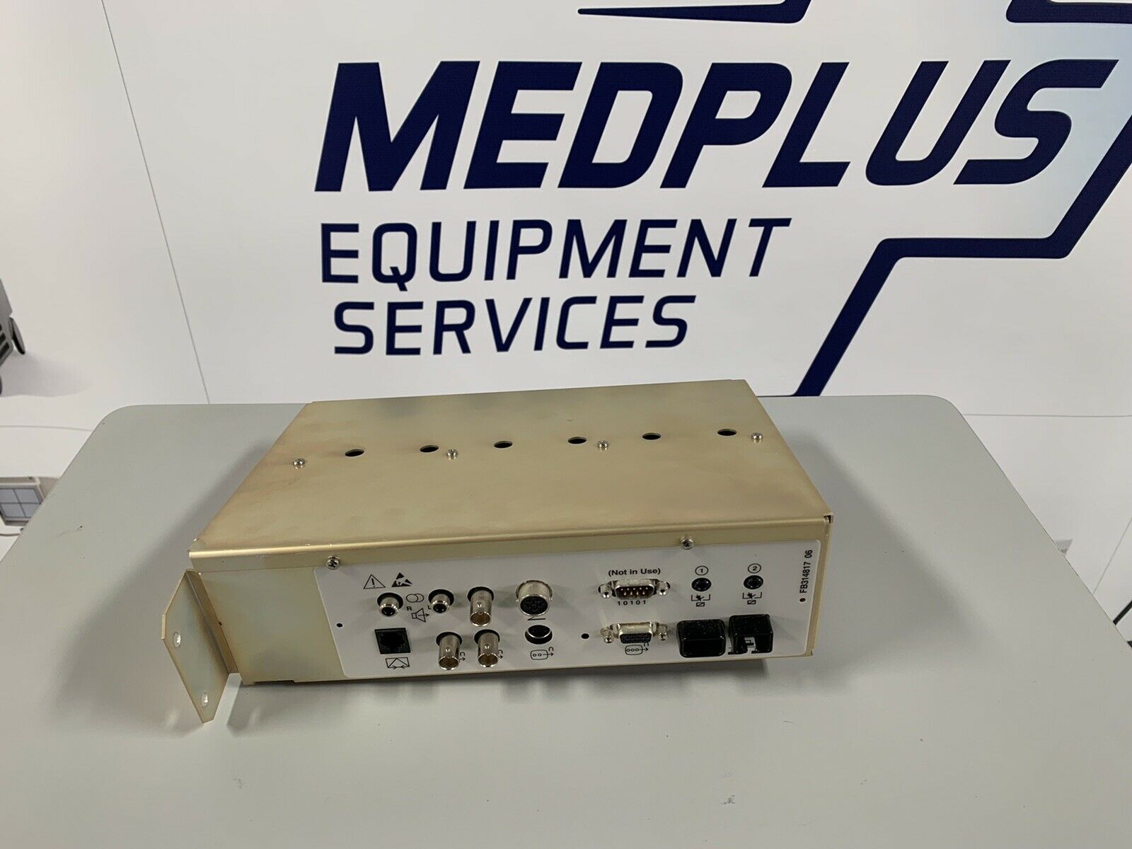 GE LOGIQ 9 ULTRASOUND IEIO EXTERNAL I/O ASSEMBLY PANEL FB200198-14 DIAGNOSTIC ULTRASOUND MACHINES FOR SALE