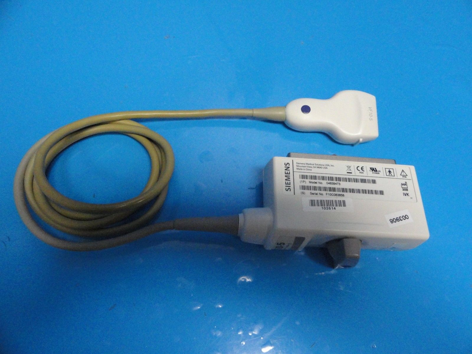 Siemens Antares VF10-5 P/N 04839473 Linear Ultrasound Transducer Probe (11837) DIAGNOSTIC ULTRASOUND MACHINES FOR SALE