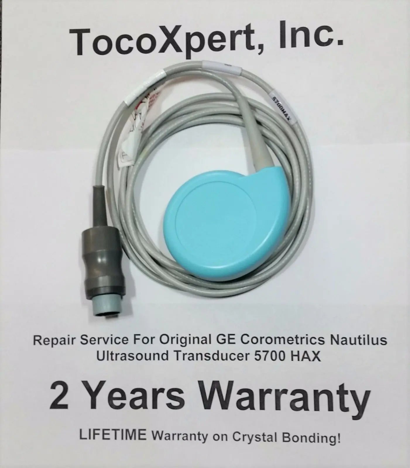 OEM GE Corometrics 5700HAX Nautilus Ultrasound Transducer $249 - 2 YR Warranty ! DIAGNOSTIC ULTRASOUND MACHINES FOR SALE