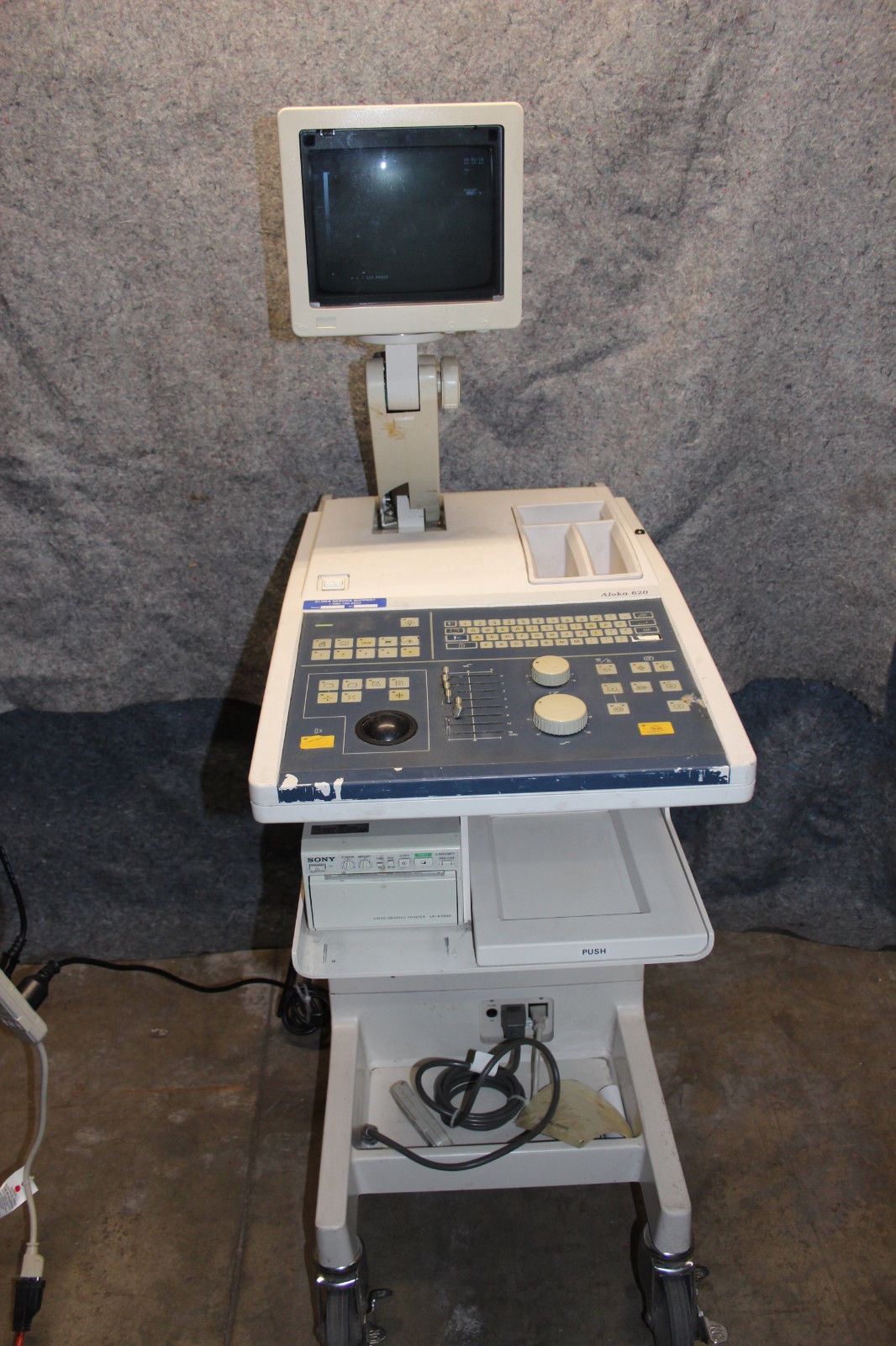 Aloka 620 DIAGNOSTIC ULTRASOUND SYSTEM W/ PROBES DIAGNOSTIC ULTRASOUND MACHINES FOR SALE