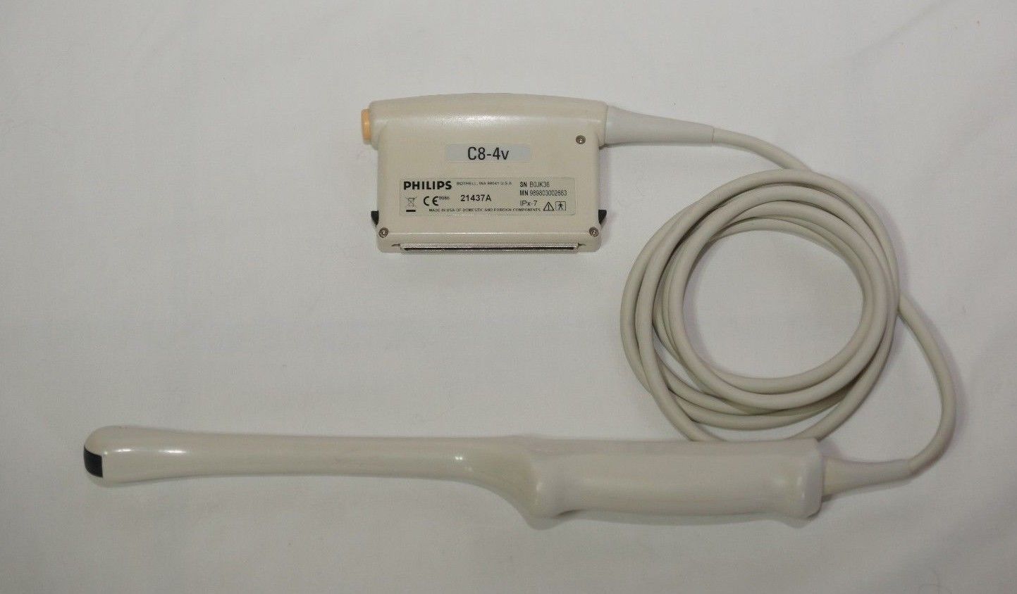 Philips C8-4v  Ultrasound Transducer Probe Transvaginal DIAGNOSTIC ULTRASOUND MACHINES FOR SALE