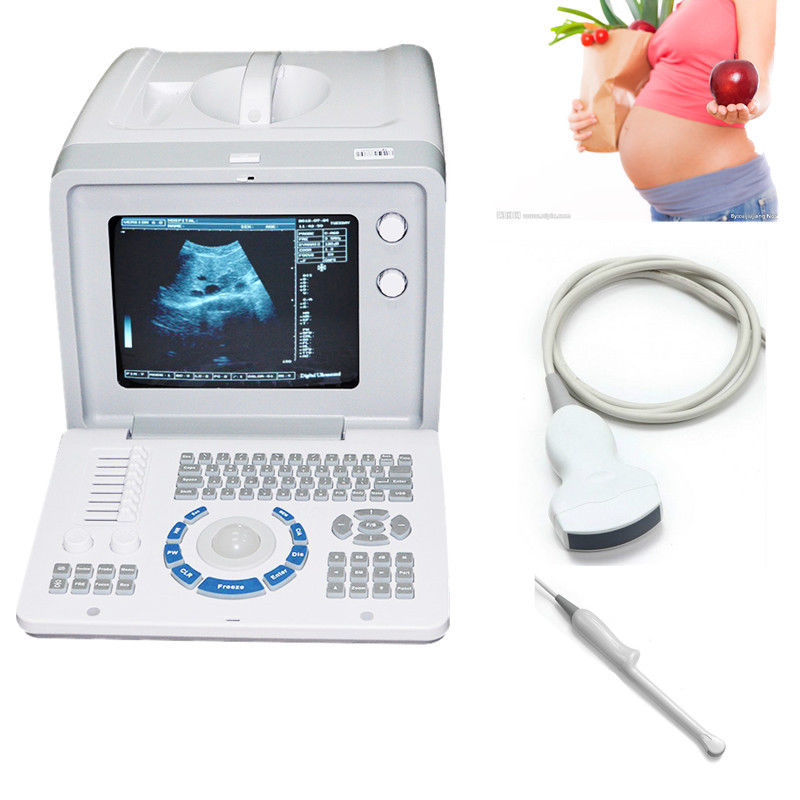 Portable+3D Version Digital Ultrasound System Scanner Convex +Transvaginal Probe DIAGNOSTIC ULTRASOUND MACHINES FOR SALE