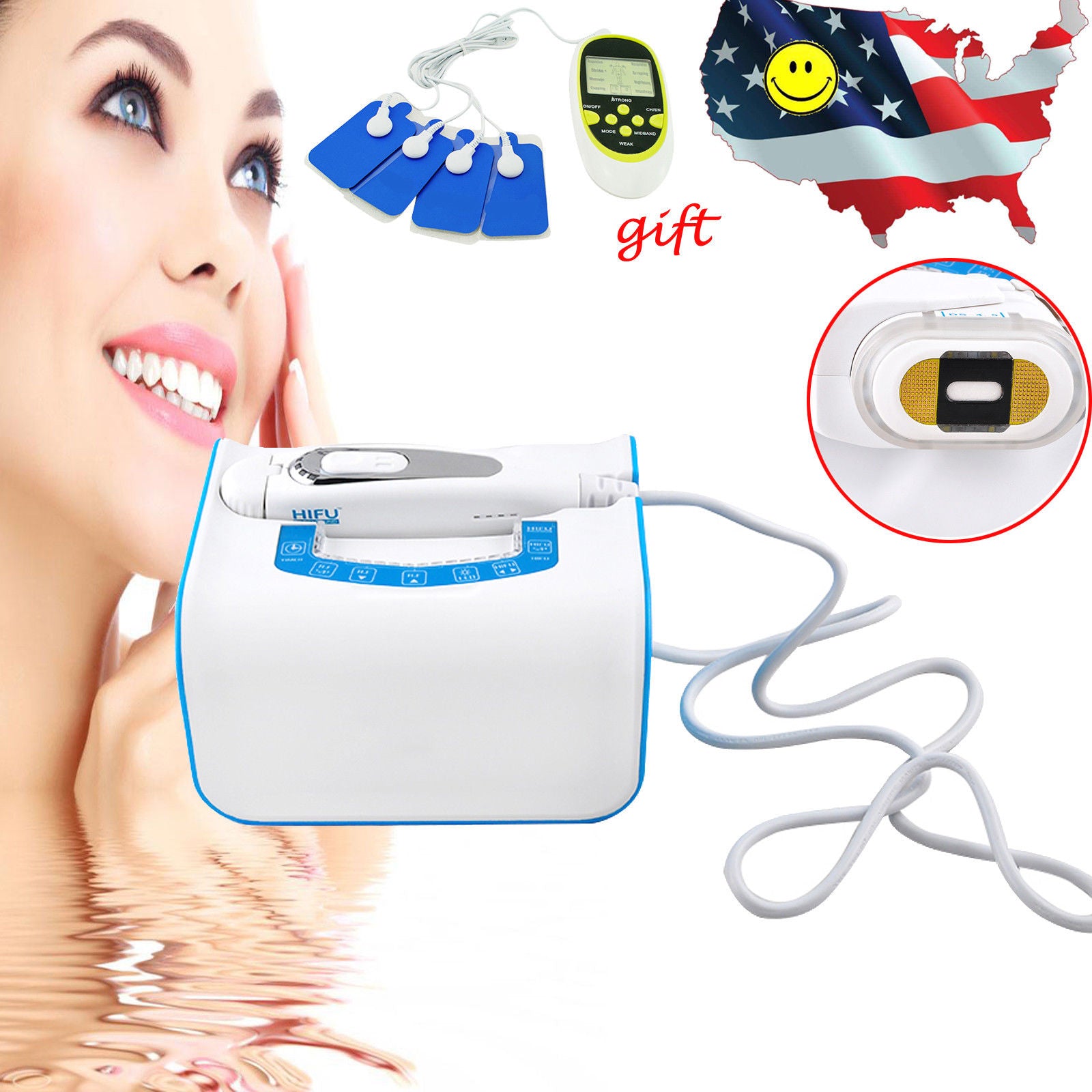 USA Hifu High Intensity Focused Ultrasound RF Face Wrinkles Remove Device Skin C 190891968432 DIAGNOSTIC ULTRASOUND MACHINES FOR SALE