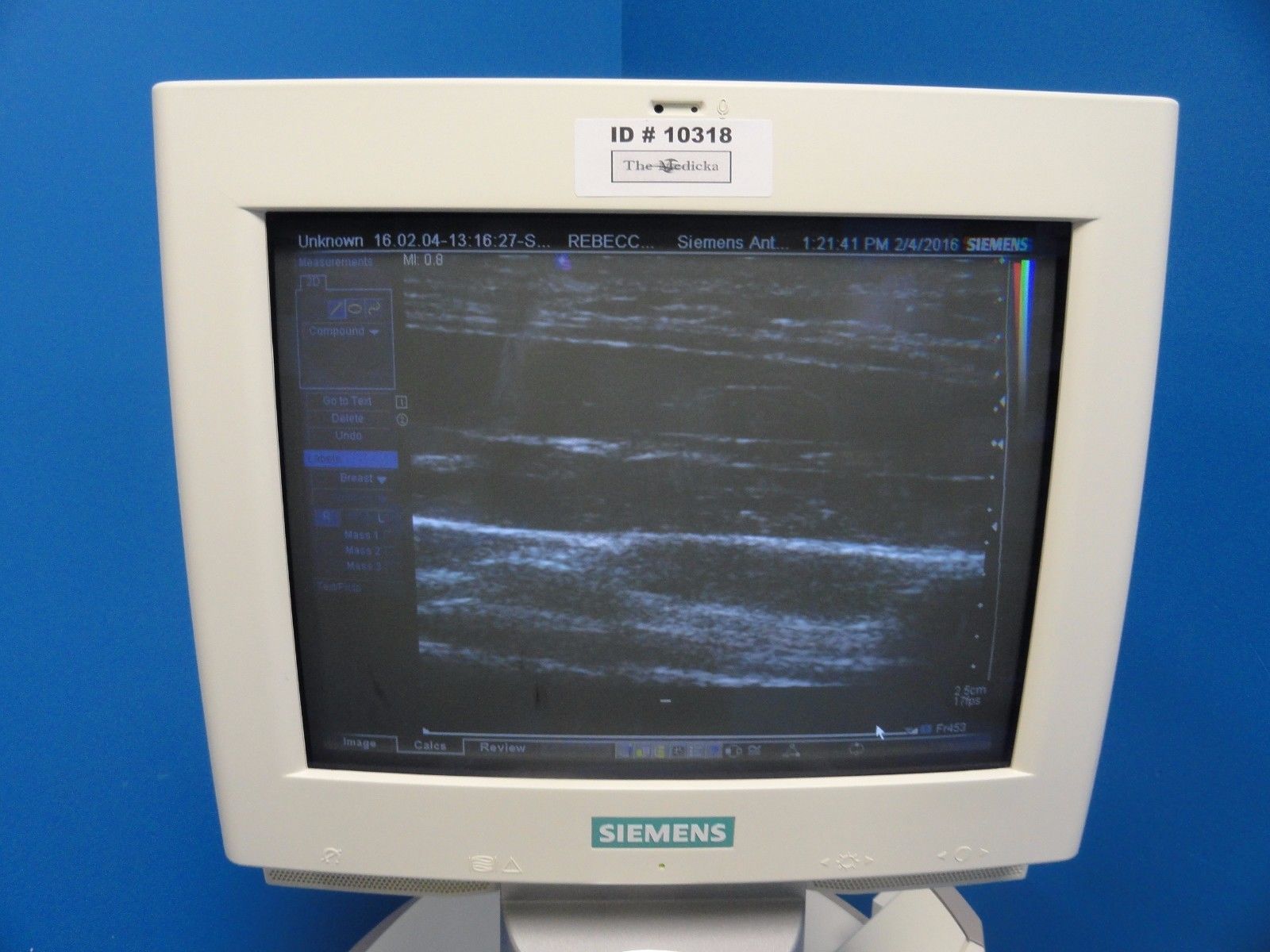 2005 Siemens Sonoline Antares Ultrasound W/ EC9-4 & VF13-5 Transducers (10318) DIAGNOSTIC ULTRASOUND MACHINES FOR SALE