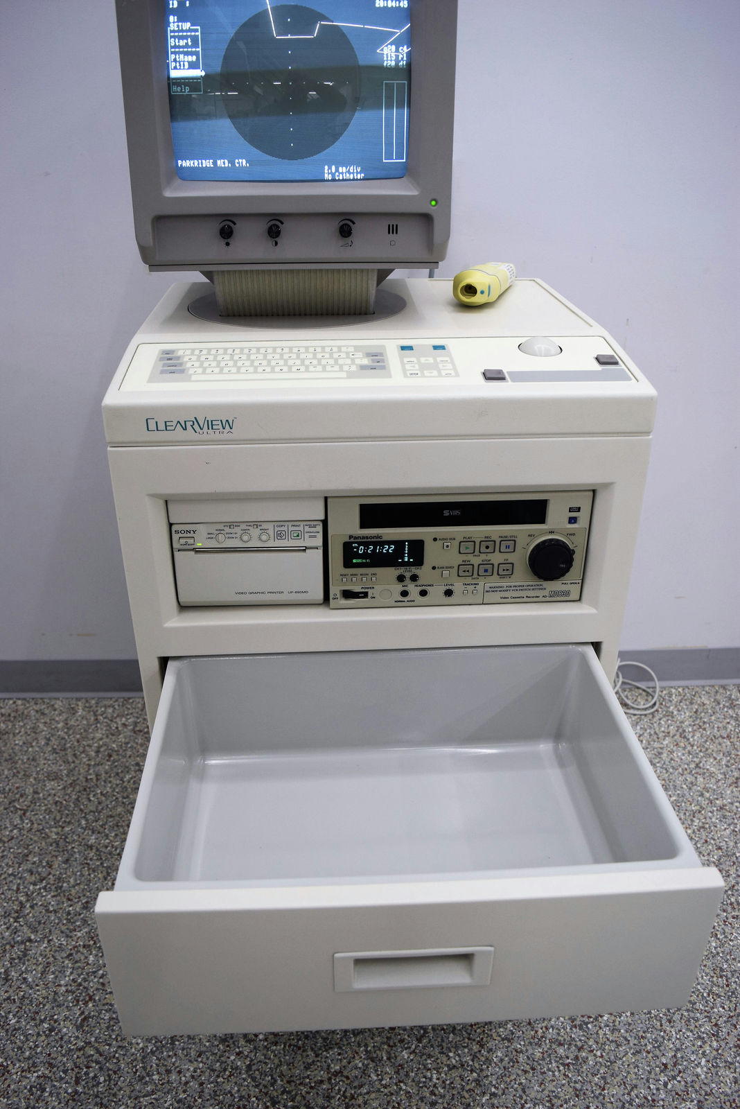 Boston Scientific EC1001 Clearview Ultra Ultrasound System, Printer & Video Rec DIAGNOSTIC ULTRASOUND MACHINES FOR SALE